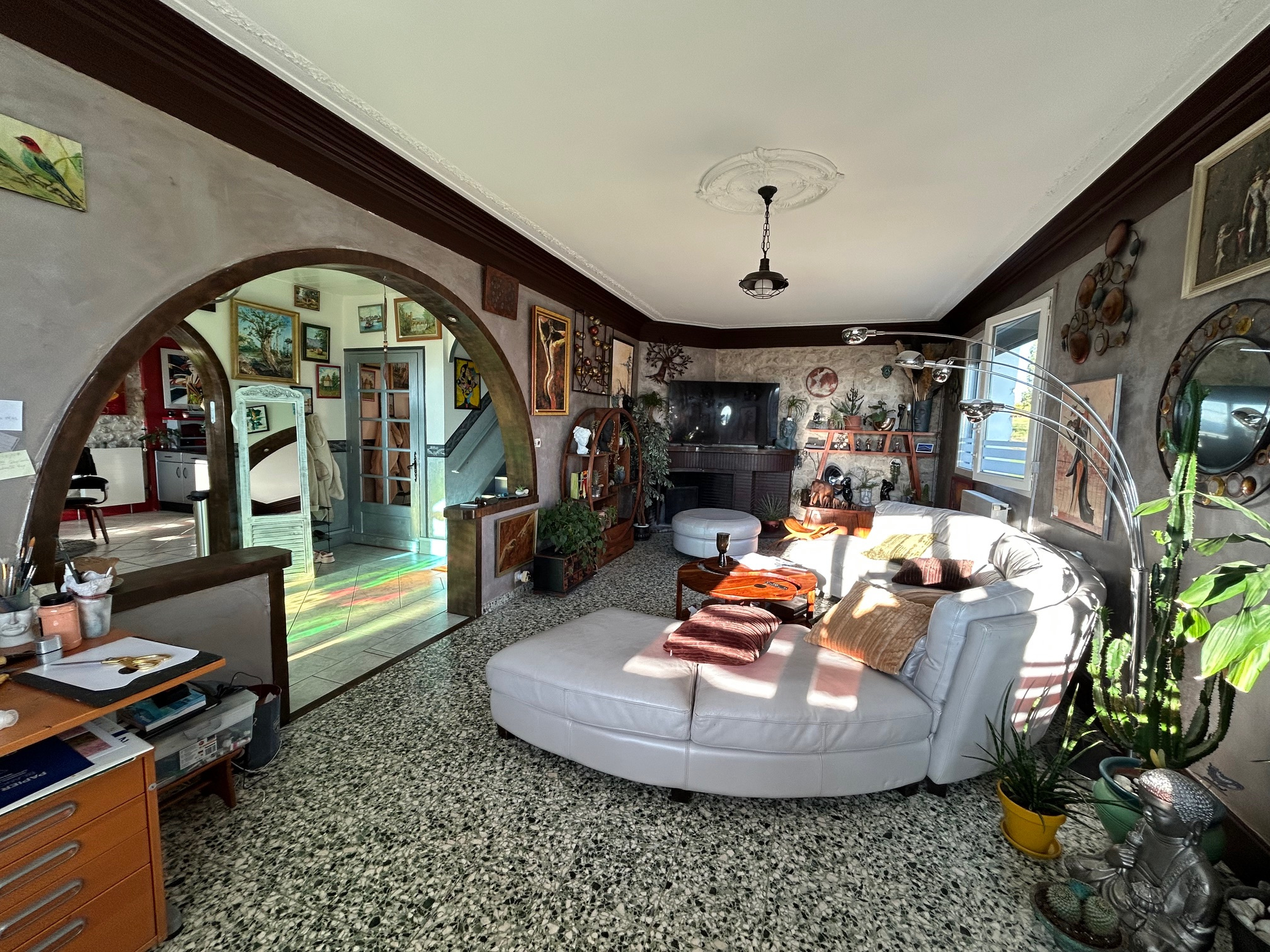 Maison pierre + Terrain et Piscine